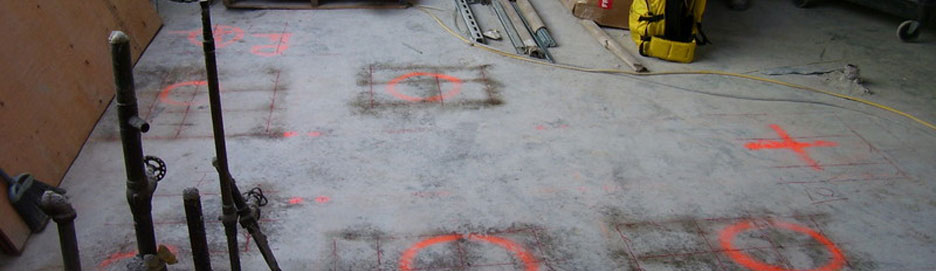 Concrete with Spray Pointed Spots
